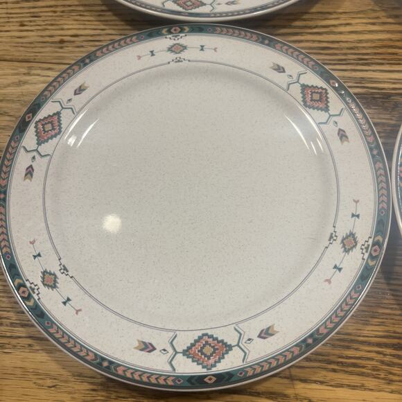 Set of 7 Studio Nova Adirondack Salad Plates 8 1/4" Y2201 Southwestern - Picture 4 of 10